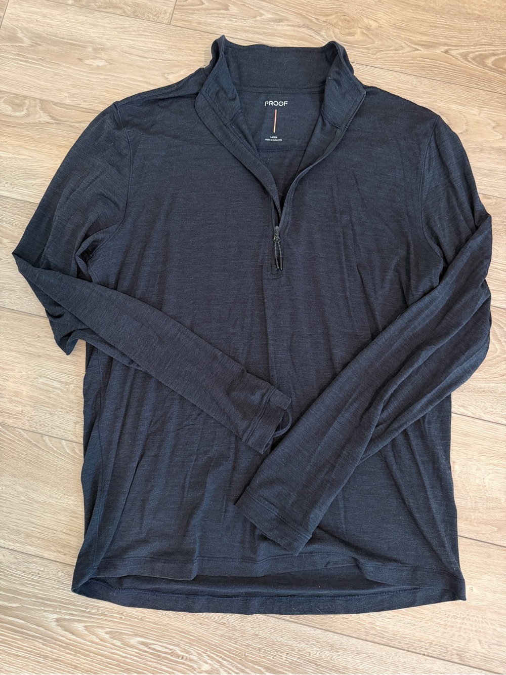 PROOF Navy 72 Hour Merino Quarter-Zip